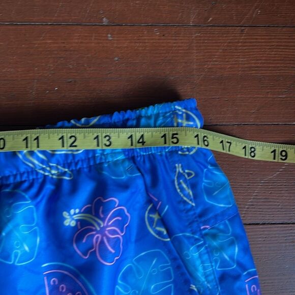 Men’s NWT Blue DSG Tropical Neon Swim Trunks/Shorts. Size Medium - Picture 6 of 8